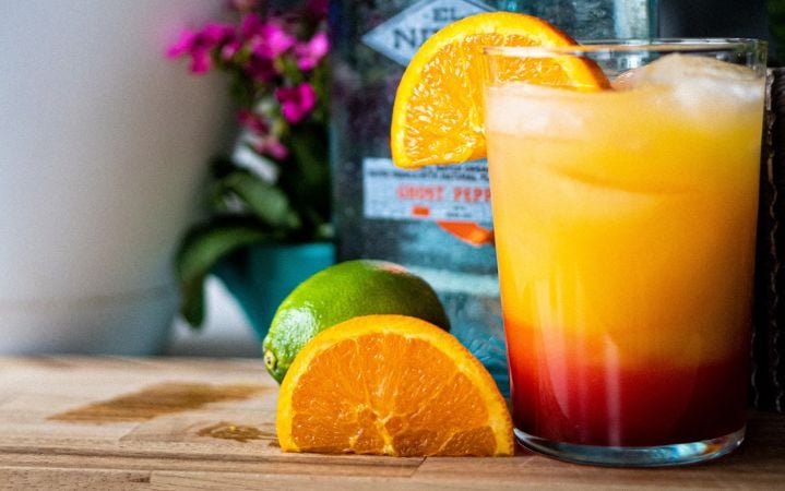 Tequila Sunrise Receta, Ingredientes y Paso a Paso