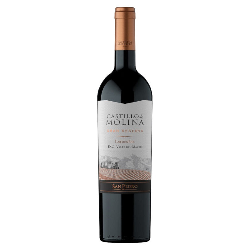 カルメネール種　CASTILLO MOLINA GRAN RESERVA Vino Castillo Molina Gran Reserva Carmenere 750 cc – Descorcha