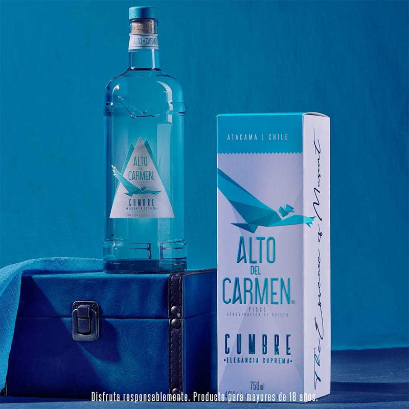 Pisco Alto del Carmen Cumbre Teom - Descorcha