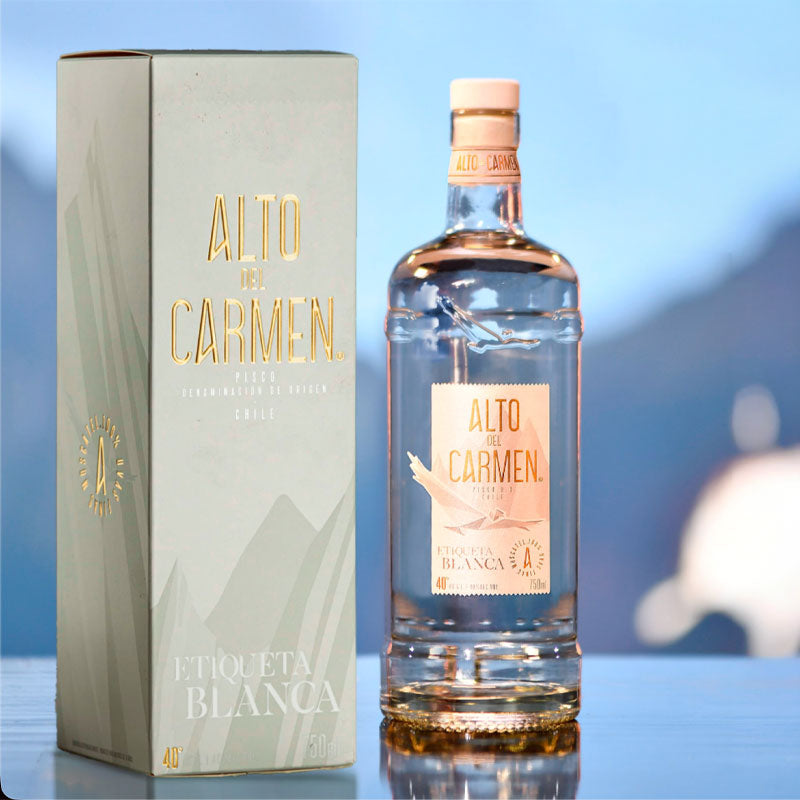 Pisco Alto del Carmen Etiqueta Blanca - Descorcha