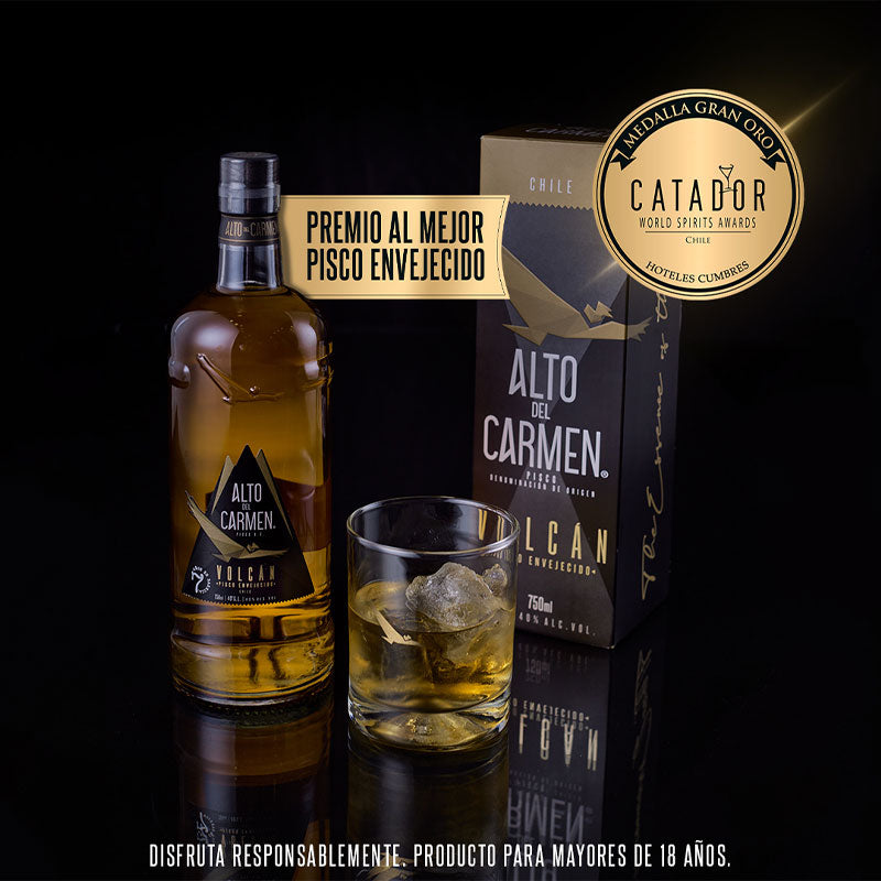 Pisco Alto del Carmen Volcan - Descorcha