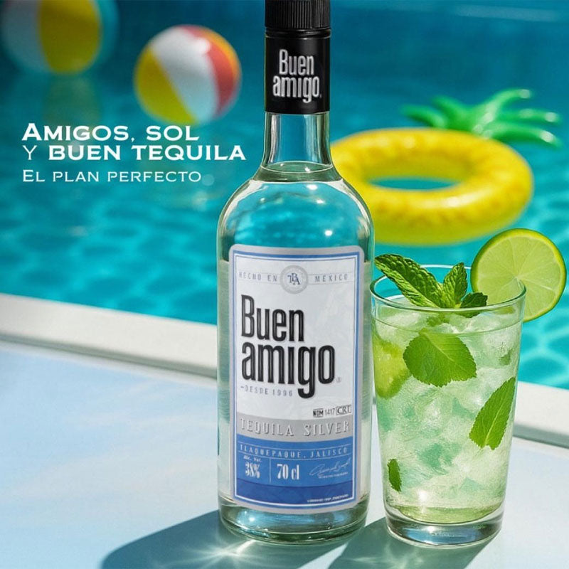 Tequila Buen Amigo Blanco 1L 40° - Descorcha