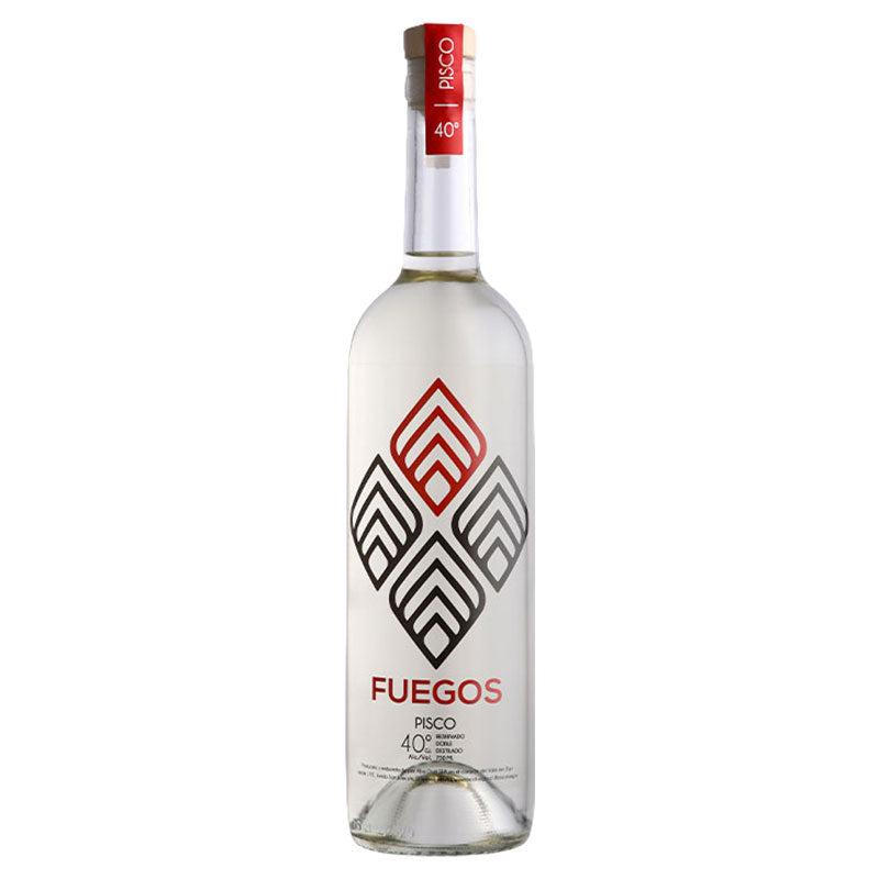 Pisco Fuegos Transparente Doble Destilado - Descorcha
