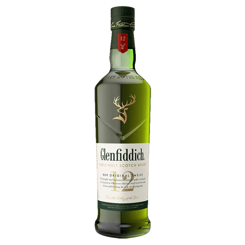 Whisky Glenfiddich Single Malt 12 Años - Descorcha