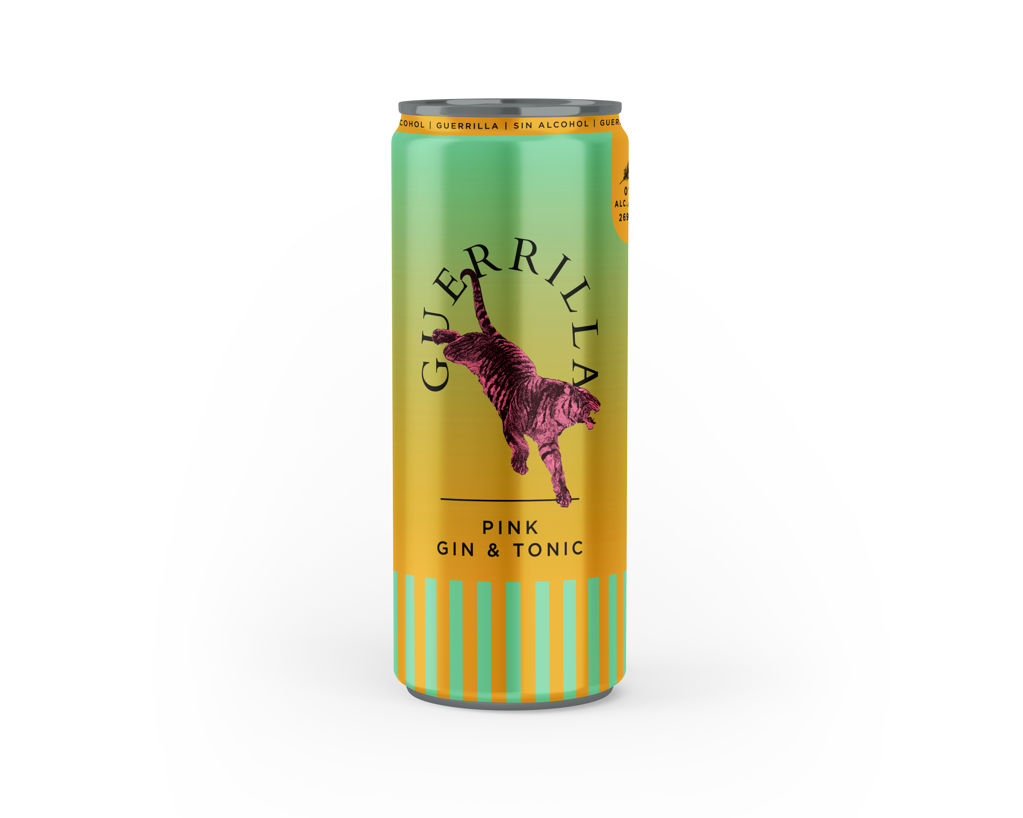 Coctel Sin Alcohol Guerrilla Pink Gin&Tonic - Descorcha