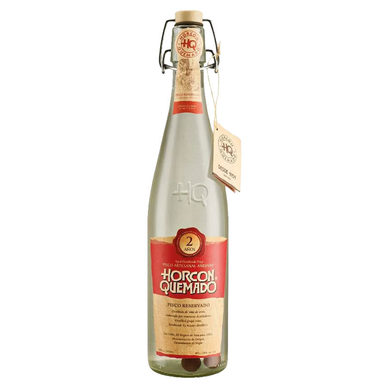 Pisco Horcón Quemado 2 Años - Descorcha