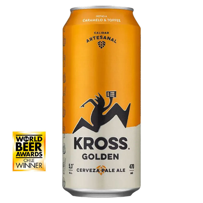 Kross Golden Ale Lata 470 cc. - Descorcha