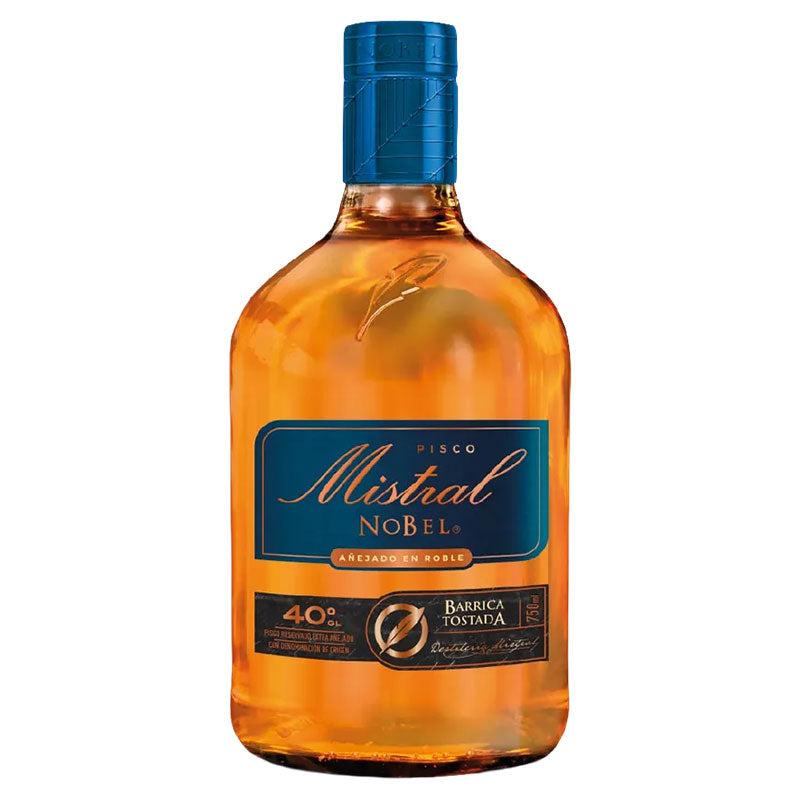 Pisco Mistral Nobel Barrica Tostada 40° - Descorcha