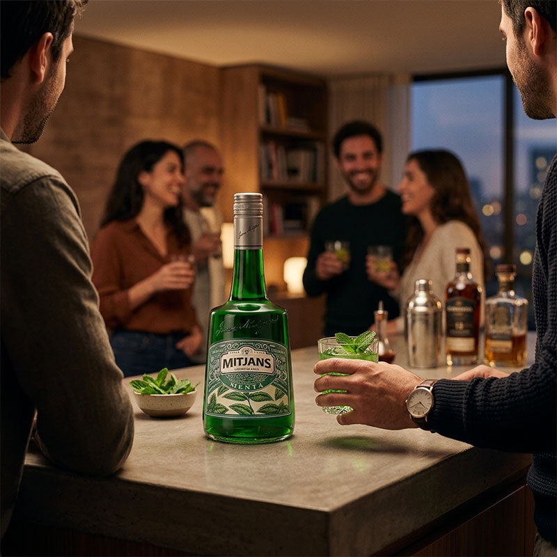 Licor de Menta Mitjans - Descorcha