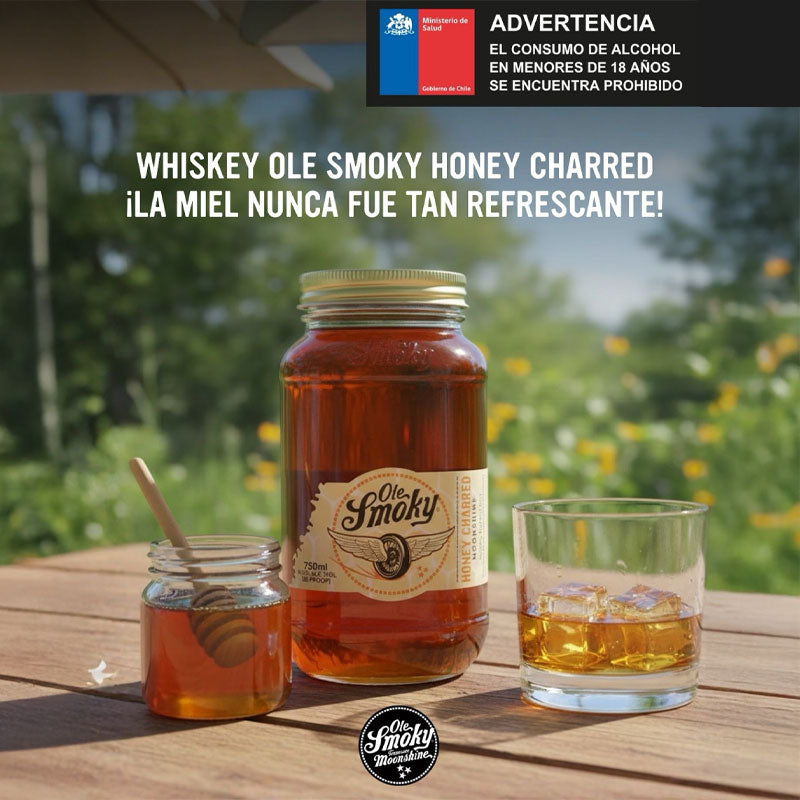 Whisky Ole Smoky Charred Honey - Descorcha