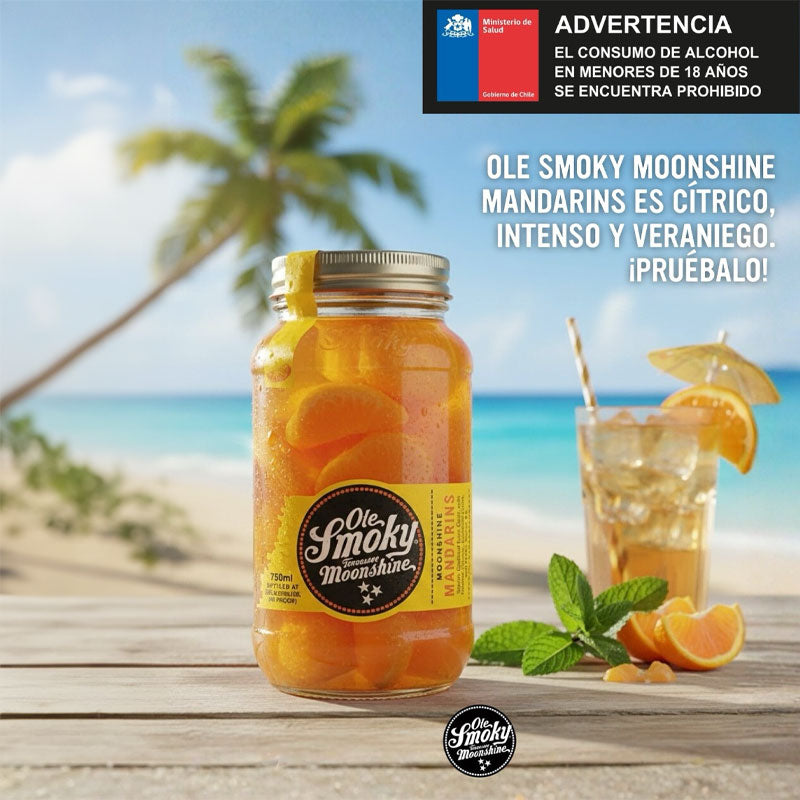 Whisky Ole Smoky Moonshine Mandarins - Descorcha