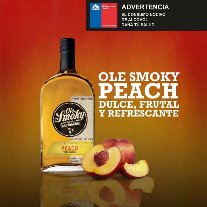 Whisky Ole Smoky Peach 750ml - Descorcha