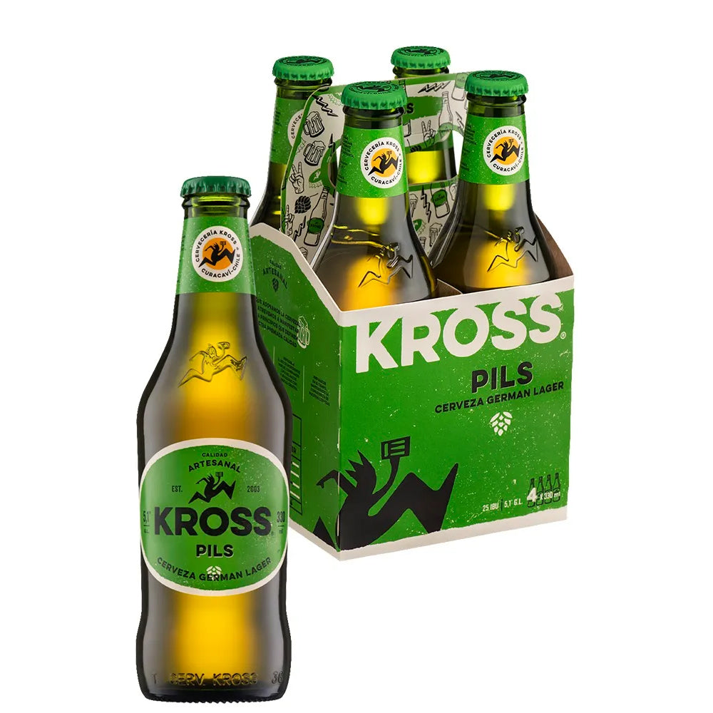 Kross Pilsner 4 un. de 330 cc.
