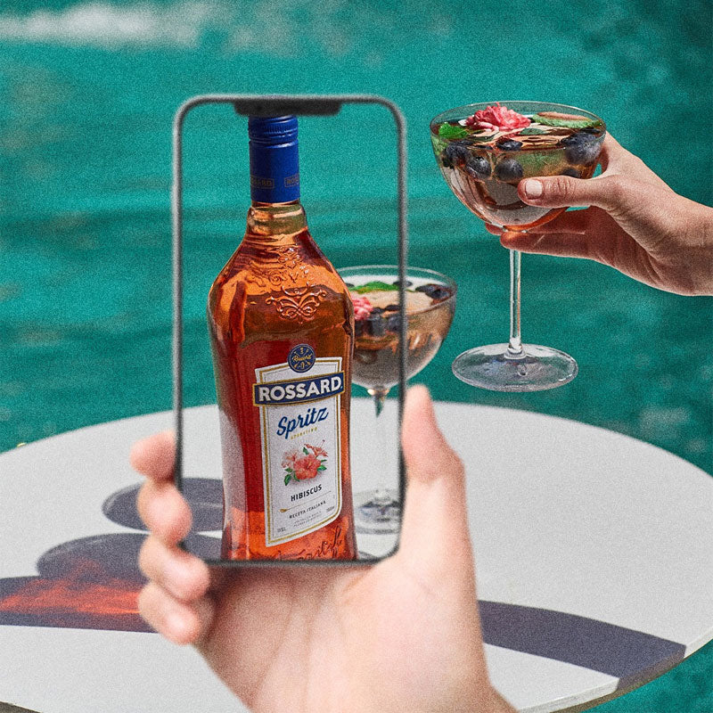 Cóctel Aperitivo Rossard Hibiscus - Descorcha
