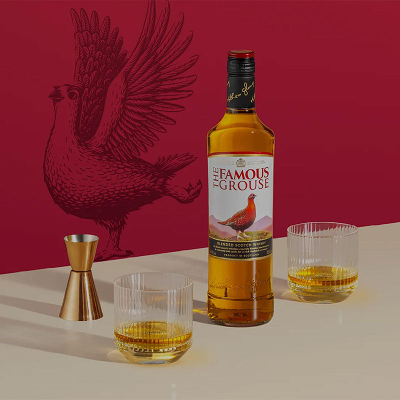 Whisky The Famous Grouse Finest 40g 750cc - Descorcha
