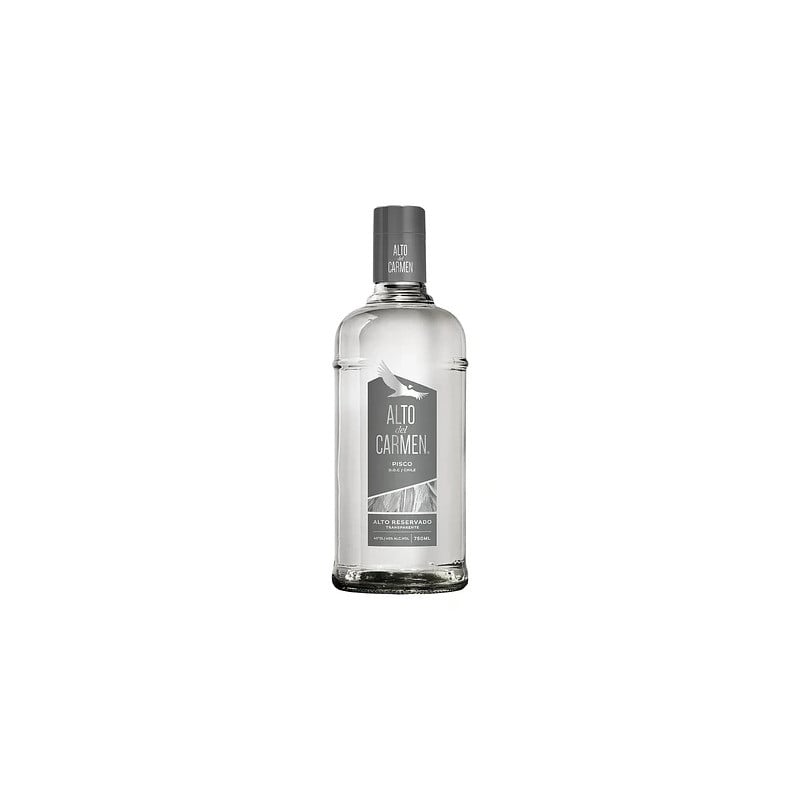 Pisco Alto del Carmen Reservado Transparente - Descorcha Chile