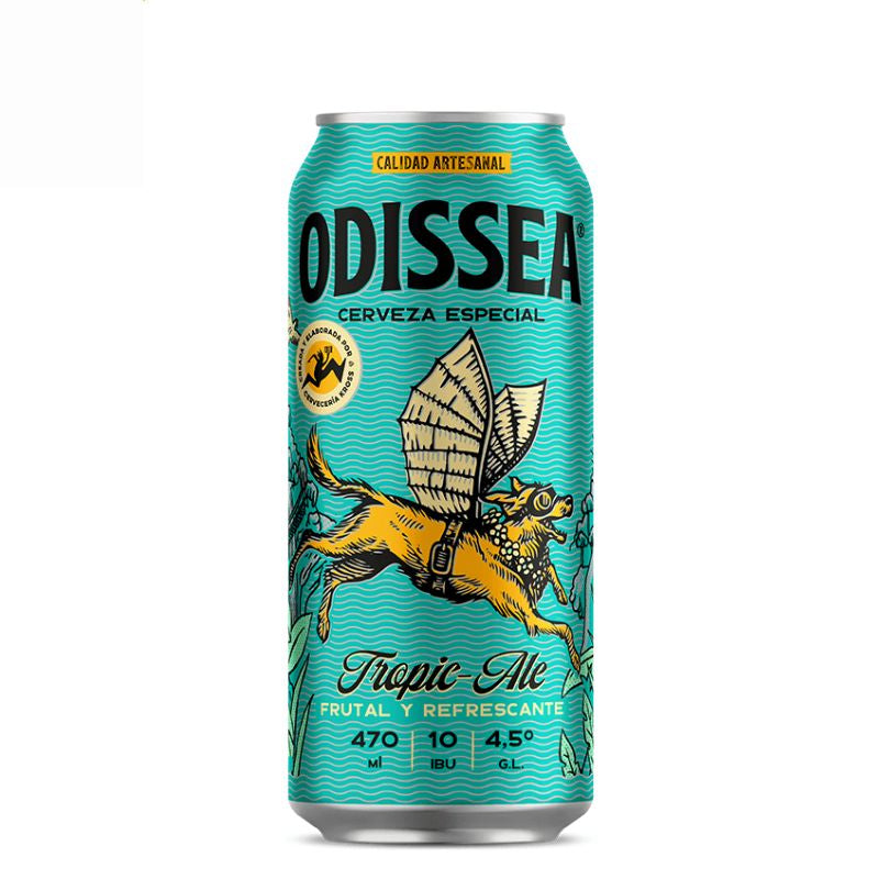 Cerveza Odissea Tropic Ale Lata 470ml - Descorcha Chile