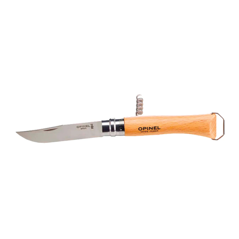 Cuchillo Opinel Abrebotas con Sacacorcho - Descorcha Chile