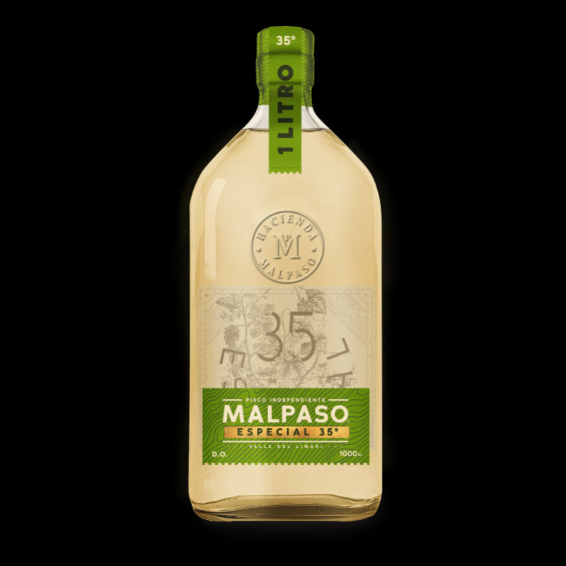 Pisco MalPaso 35° Especial 1000cc - Descorcha Chile