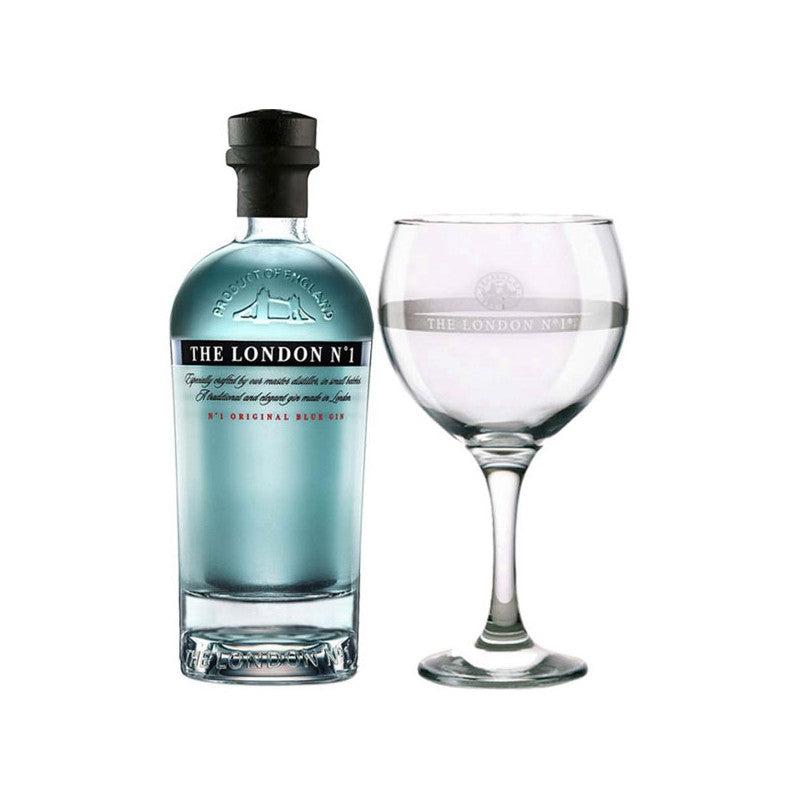 Pack Gin London N°1 47g 700c + Copa - Descorcha Chile