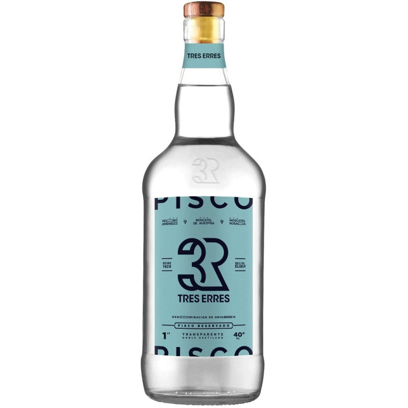 Pisco 3 Erres Transparente - Descorcha Chile