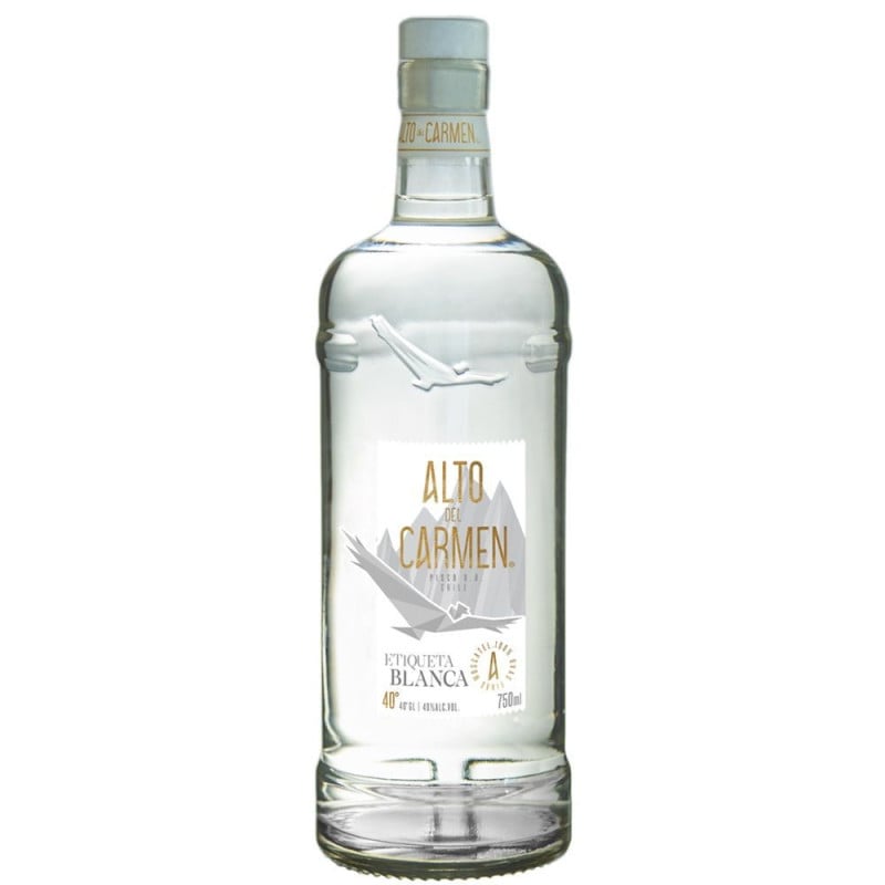 Pisco Alto del Carmen Etiqueta Blanca - Descorcha Chile