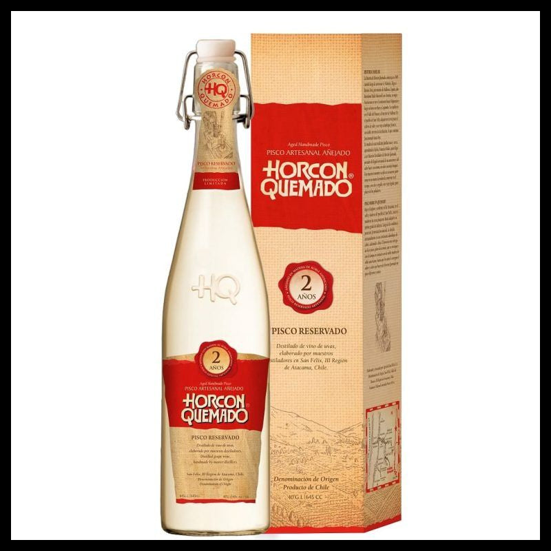 Pisco Horcón Quemado 2 Años - Descorcha Chile
