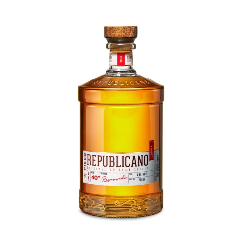 Pisco Republicano Añejado en Roble 40° - Descorcha Chile
