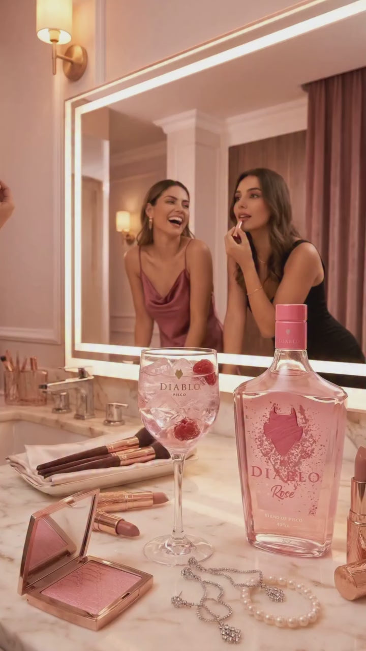Cargar vídeo: Pisco Diablo Rosé