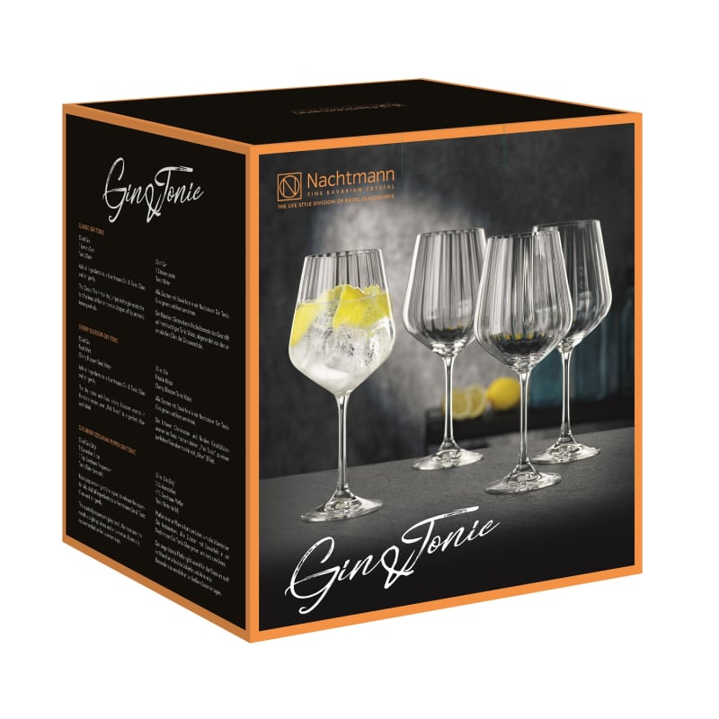 Set 4 Copas Nachtmann Gin Tonic Optic - Descorcha Chile