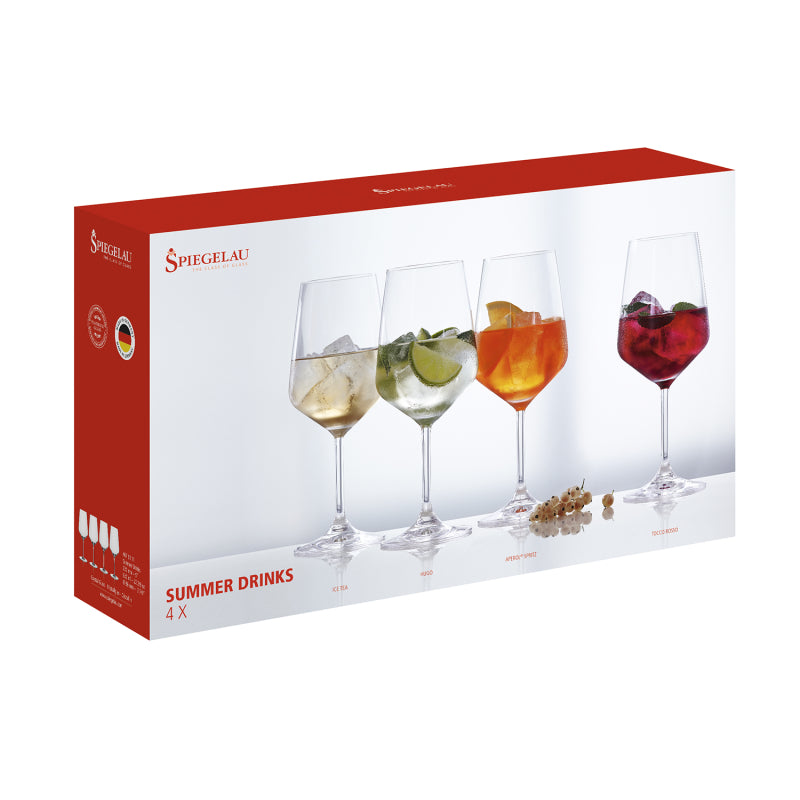 Set 4 Copas Spiegelau Aperol Summer Drinks - Descorcha Chile