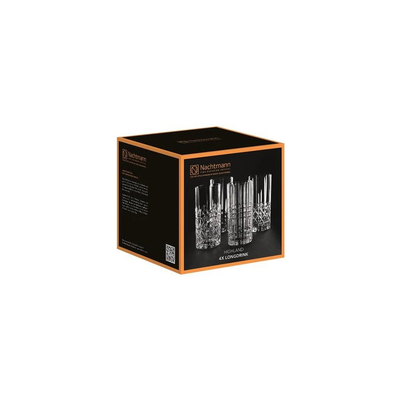 Set 4 Vasos Nachtmann Highland Longdrink - Descorcha Chile