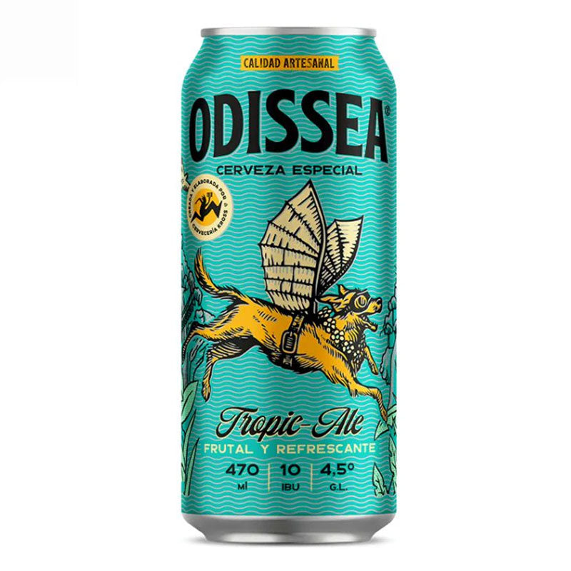 Cerveza Odissea Tropic Ale Lata 470ml - Descorcha