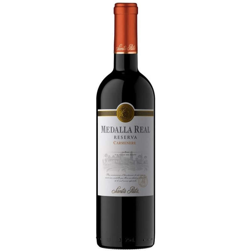 Vino Medalla Real Santa Rita Carmenere - Descorcha Chile