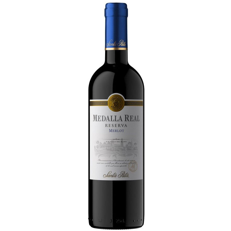 Vino Medalla Real Santa Rita Merlot - Descorcha Chile