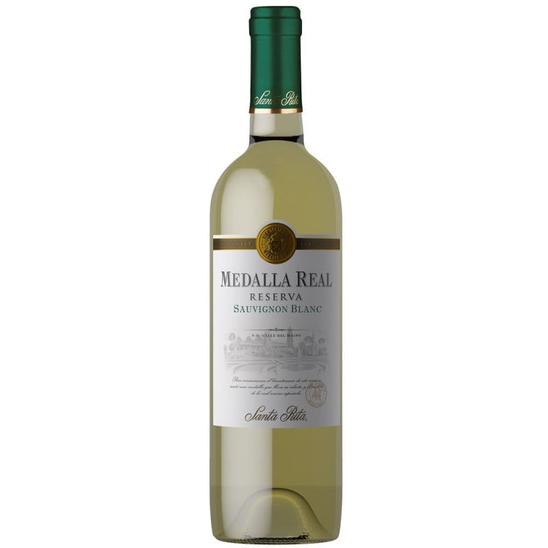 Vino Medalla Real Santa Rita Sauvignon Blanc - Descorcha Chile